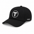 Sweat Wicking Performance A-Frame SnapBack (Black)